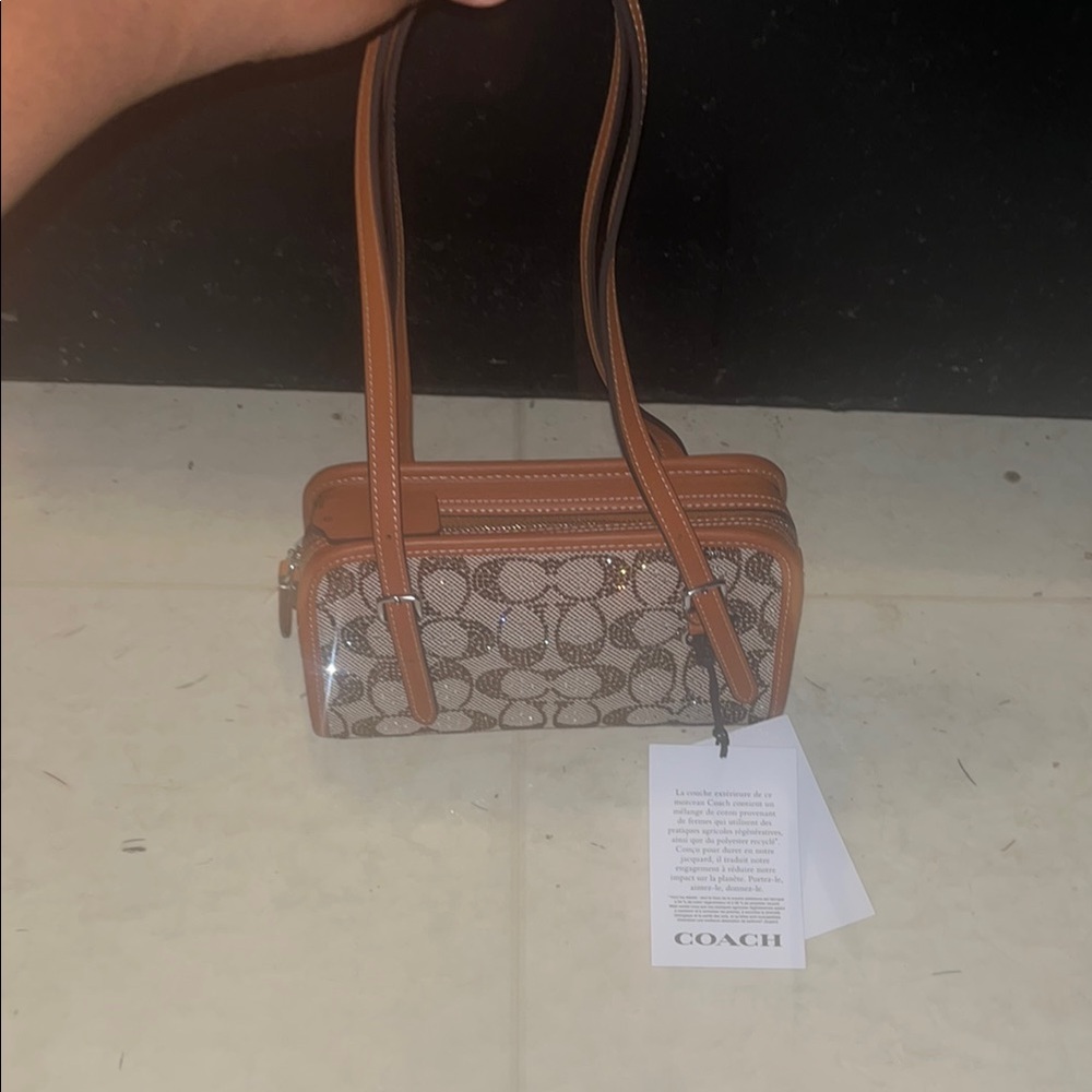 Coach Brown and Tan Women's Bag